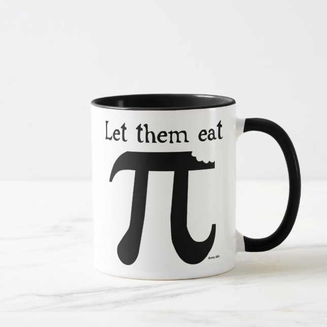 Mug Laissez-les manger pi (Droite)