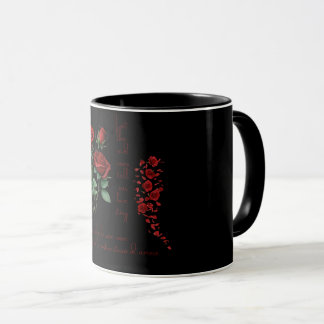 Mug Laissez les roses raconter notre histoire d'amour 
