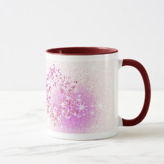 Mug Laissez lui neiger rose