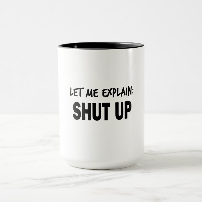 Mug Laissez-Moi Expliquer (Centre)