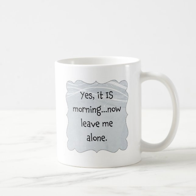Mug Laissez-moi seul (Droite)