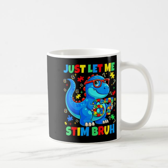 Mug Laissez stim bruh dinosaure prise de conscience de (Droite)