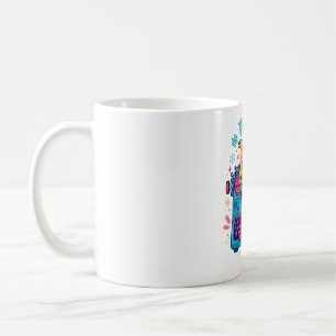 Mug Laissez Tomber la Neige Art au Style Machine à Écr