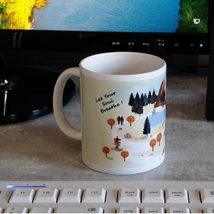 Mug Laissez Votre Âme Respirer