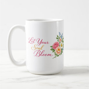 Mug Laissez Votre Âme S'épanouir – Inspiration Minimal
