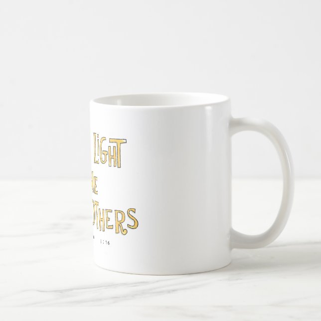 Mug Laissez votre éclat léger (Droite)