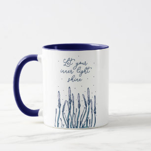 MUG LAISSEZ VOTRE RELIGION INTÉRIEURE LIGHT SHINE FOTH