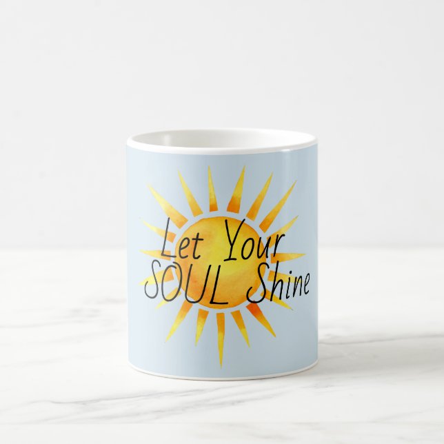 Mug Laissez Votre Soul Briller Inspirationnel (Centre)