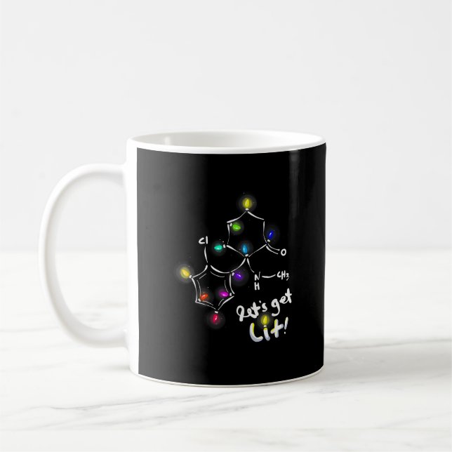 Mug Laissons la kétamine de Noël (Gauche)