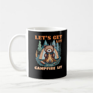 Mug Laissons-nous ! Feu De Campement. Tent Camping Cla