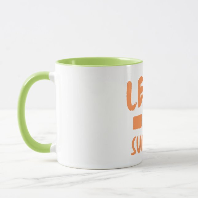 Mug laissons-nous passer l'été (Gauche)