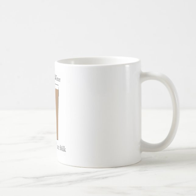 Mug Lait chocolaté de boissons de l'eau de Concerve (Droite)