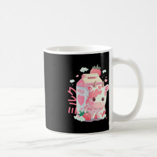 Mug Lait de fraise Lait de sabot Vache Carton Cute Kaw