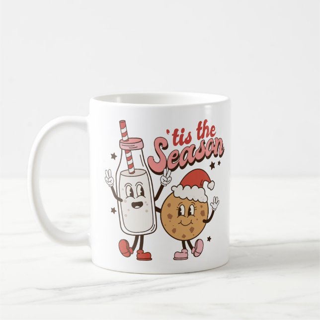 Mug Lait et biscuit de Noël (Gauche)