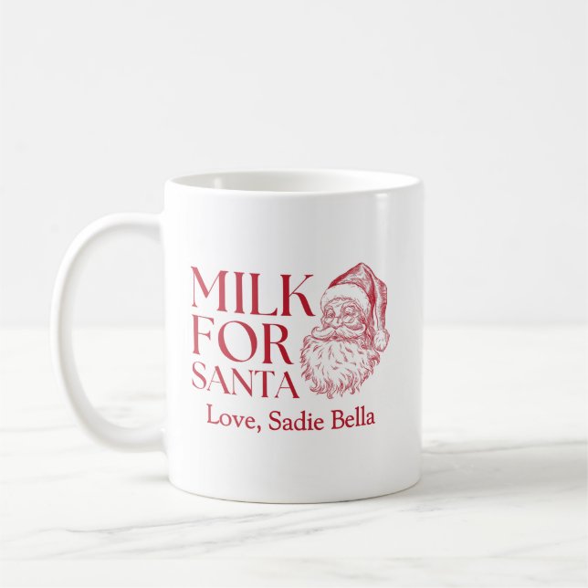 Mug Lait Fantaisiste Dessiné à la Main pour le Père No (Gauche)