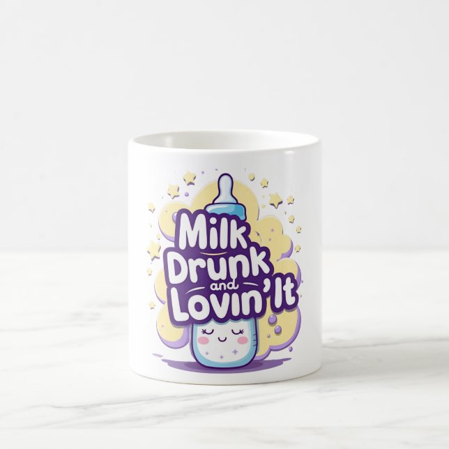 Mug Lait ivre et Lovin’ It - Citation Bébé mignonne (Centre)