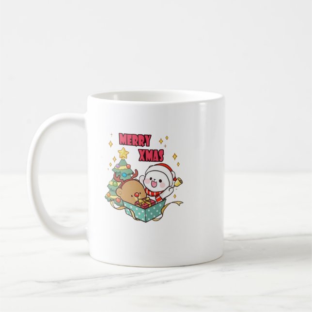 Mug Lait mou et Mocha merry_xmas (Gauche)