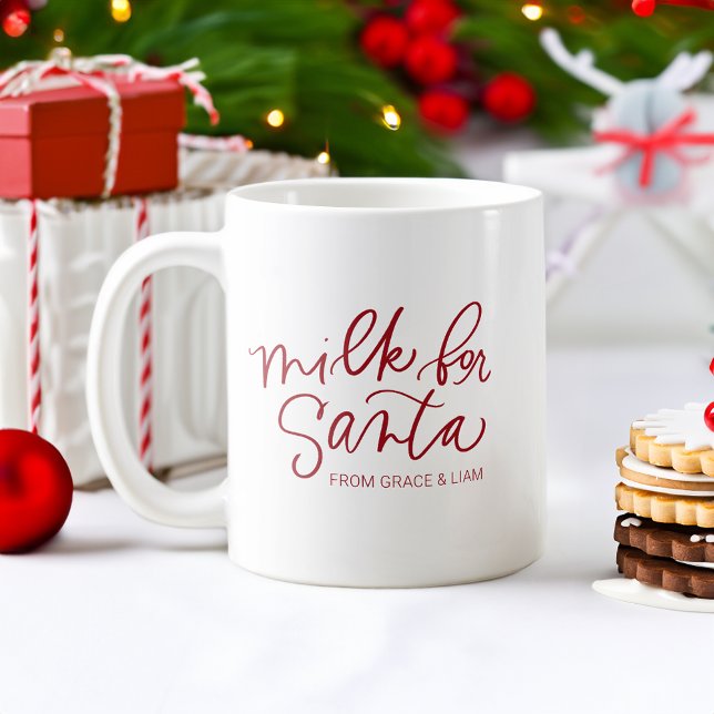 Mug Lait pour confiture personnalisée Père Noël (Créateur téléchargé)