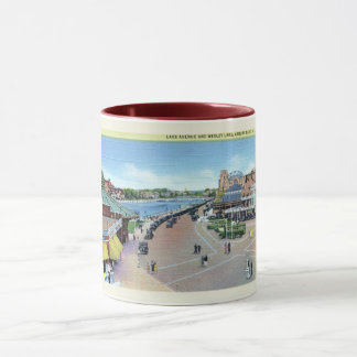 Mug Lake Ave et Wesley Lake, Asbury Park NJ Vintage