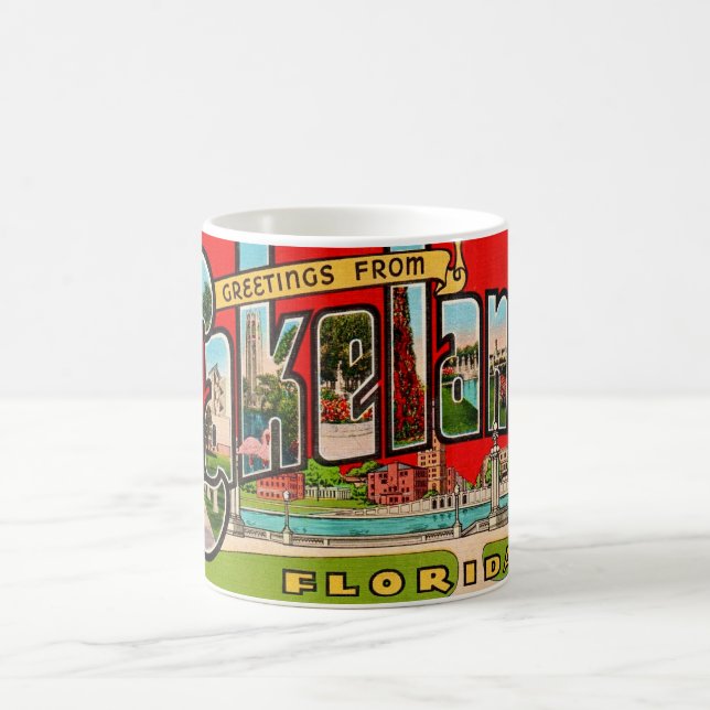 Mug Lakeland Floride Rétro (Centre)