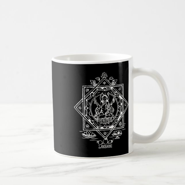Mug Lakshmi déesse indienne de la richesse hindouisme  (Droite)
