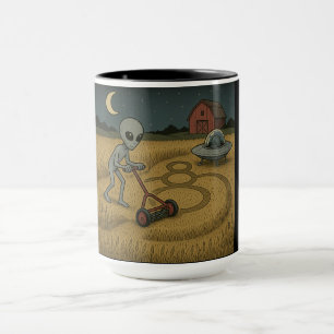 Mug L'Alien Fête Les Cercles Cultivants Science Fictio