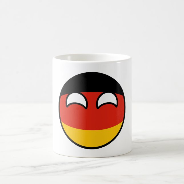 Mug L'Allemagne Geeky tendante drôle Countryball (Centre)