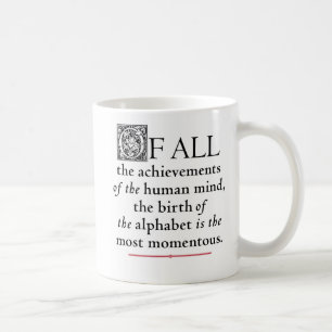 Mug L'alphabet - le centaure de Goudy