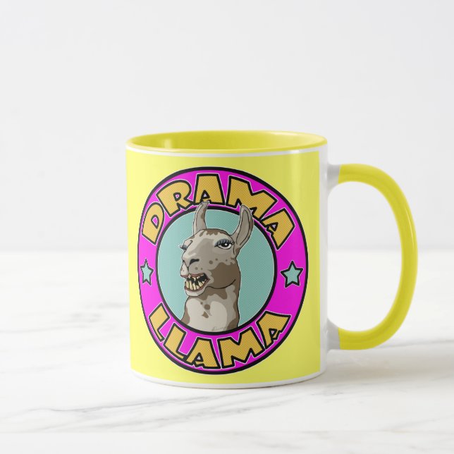 Mug Lama de drame, (Droite)