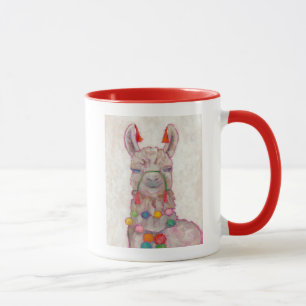 Mug Lama de festival d'aquarelle