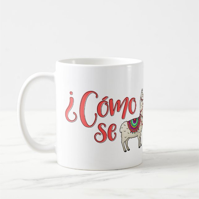 Mug Lama de Se de Cómo de ¿ ? (Gauche)