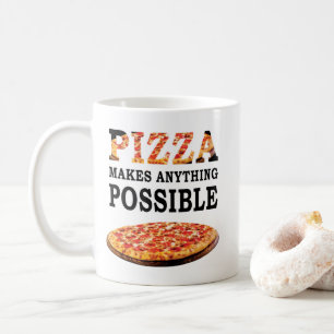Mug L'amant de pizza cite - la pizza rend n'importe