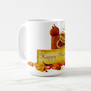 Mug l'ambiance chaleureuse et festive de Thanksgiving