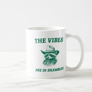 Mug L'ambiance est en ruine Raccoon drôle sarcastique