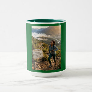 Mug L'amélioration de soi est un voyage et non une des