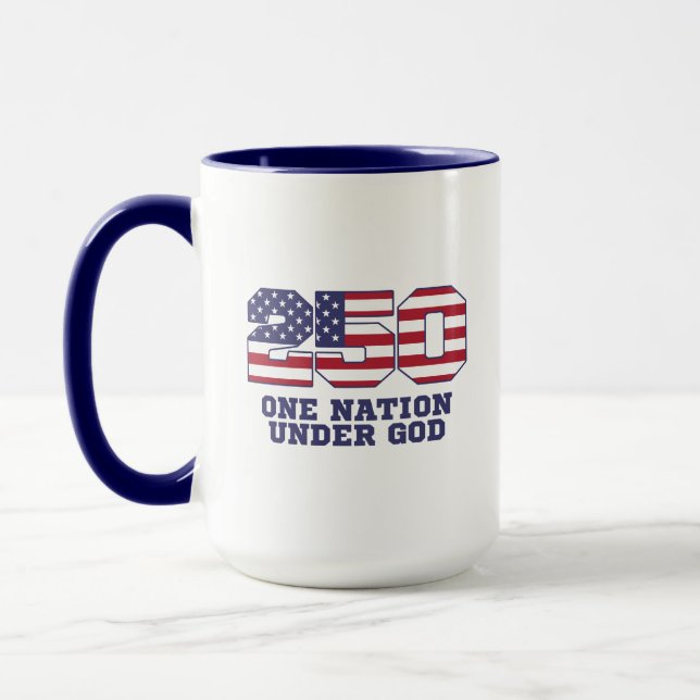 Mug L'Amérique 250 ans 250e anniversaire de l'indépend (Gauche)