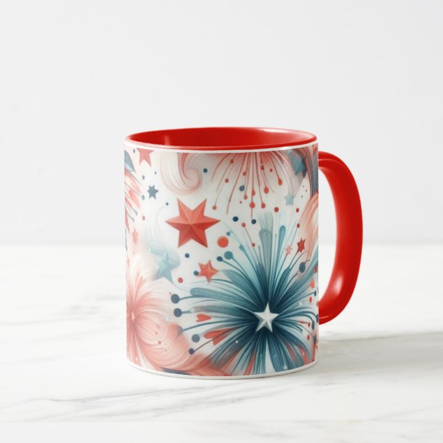 Mug L'Amérique fête (Devant droit)