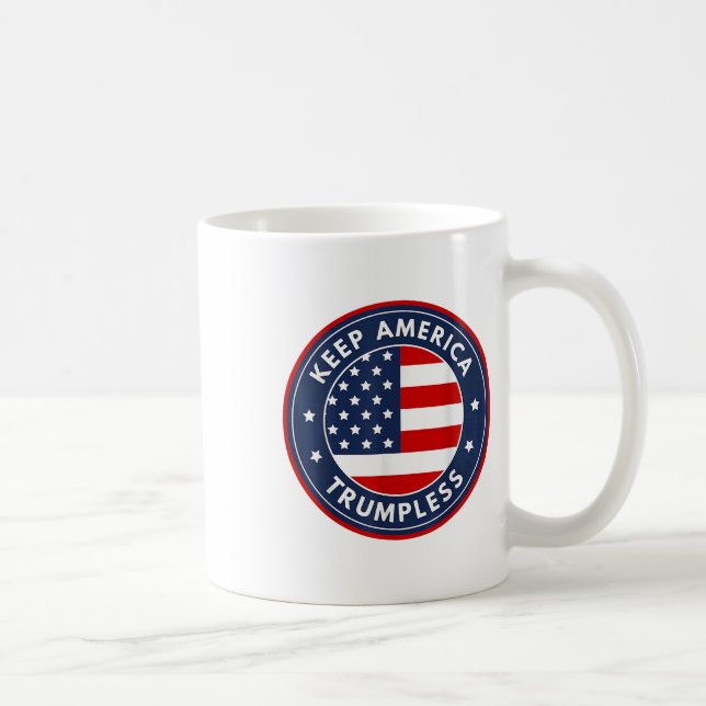 Mug L'Amérique Trump Funny Anti Trump 2024 Pro Democr (Droite)