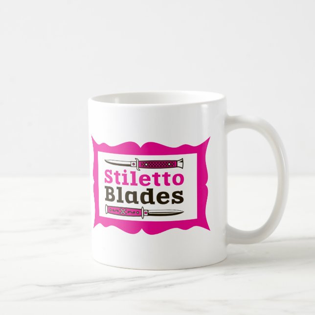 Mug Lames Stiletto dans le cadre (Droite)