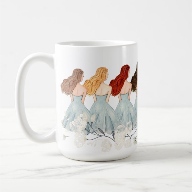 Mug L'amitié arrive dans toutes les couleurs | Cheveux (Gauche)