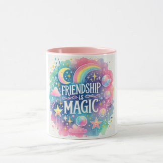 Mug L'Amitié Est De Style Pastel Magique