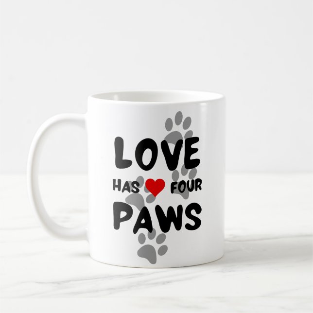 Mug L'amour a quatre pattes (Gauche)