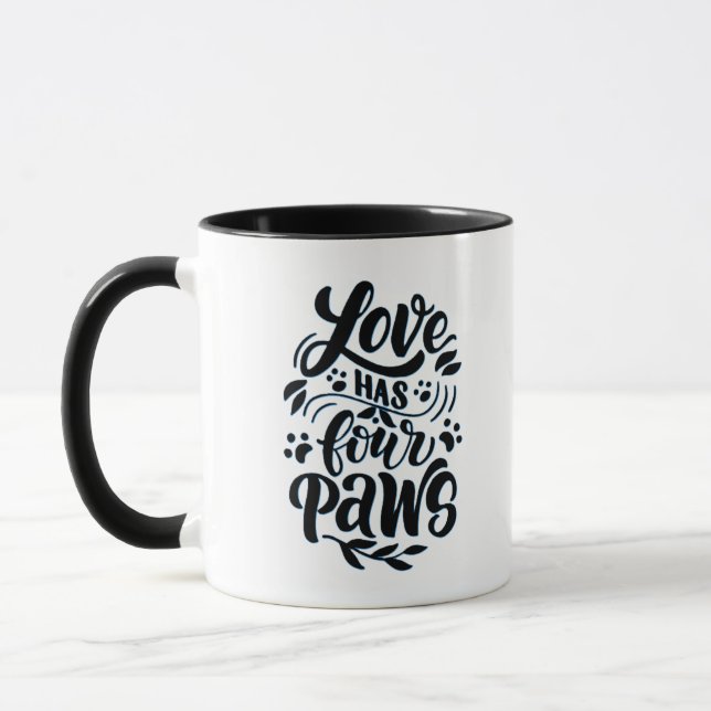 Mug L'amour a quatre pattes (Gauche)