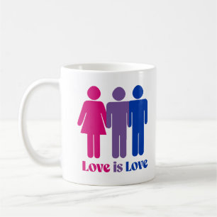 Mug L'amour bisexuel est l'amour masculin