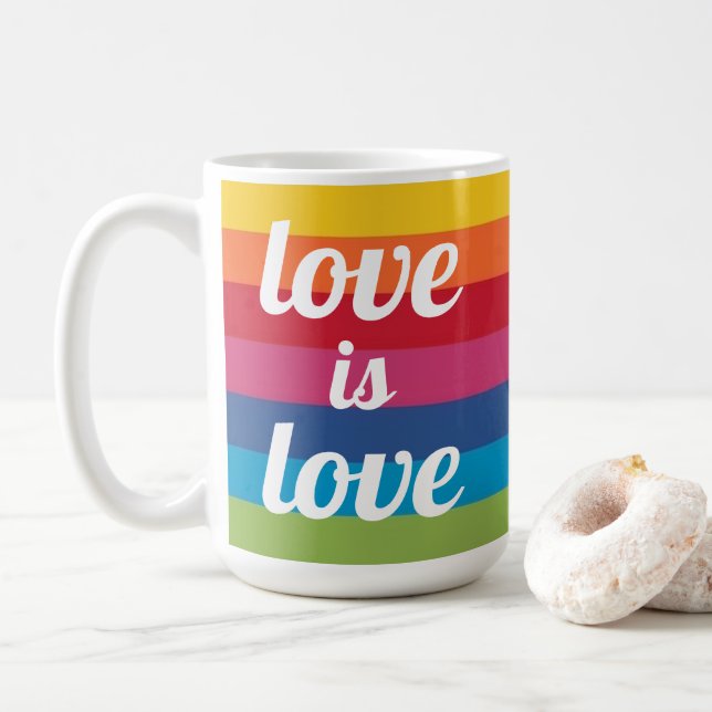 Mug l'amour, c'est l'amour. (Avec donut)