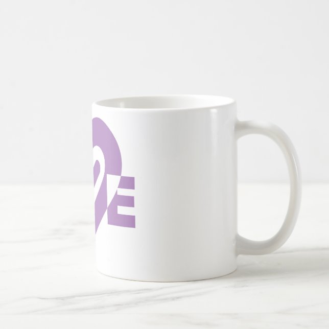 Mug L'amour dans le violet (Droite)