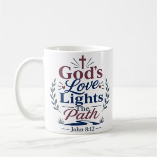 Mug L'amour de Dieu éclaire la citation chrétienne du 