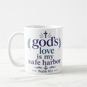 Mug L'amour de Dieu est mon havre de sécurité Vérité b
