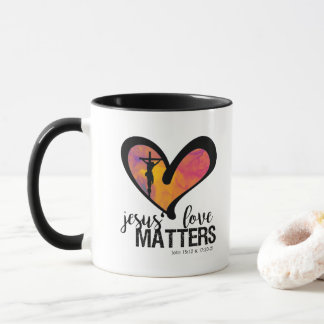 Mug L'Amour De Jésus, ça compte (Peindre le torse)