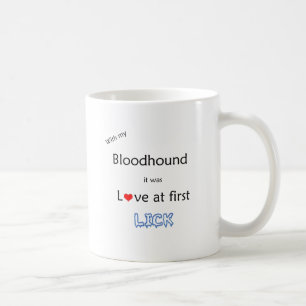 Mug L'amour de limier d'abord lèchent